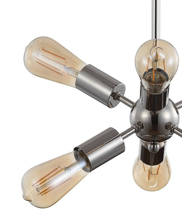 Jobs 17.5" Sputnik Metal LED Chandelier - JONATHAN Y